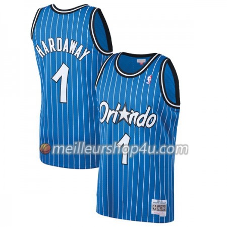 Maillot Basket Homme Orlando Magic Penny Hardaway 1 Hardwood Classics Bleu Swingman